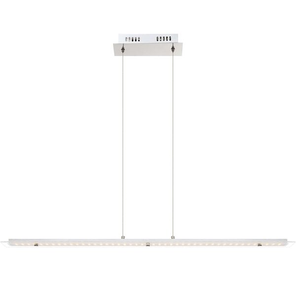 GLOBO Lampe suspendue LED LIGURIA Chrome et Verre 67804-18H