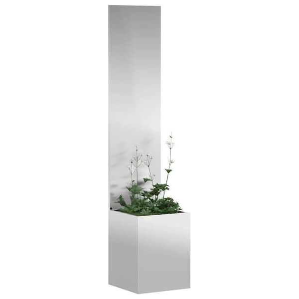 vidaXL &Eacute;cran de confidentialit&eacute; de jardin Fretwork Argent&eacute; 32 x 150 cm