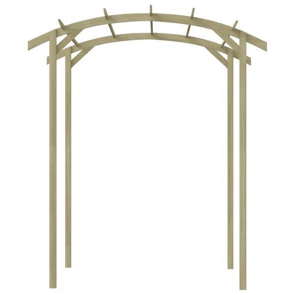 vidaXL Pergola de jardin 180x197x210 cm Bois de pin imprégné
