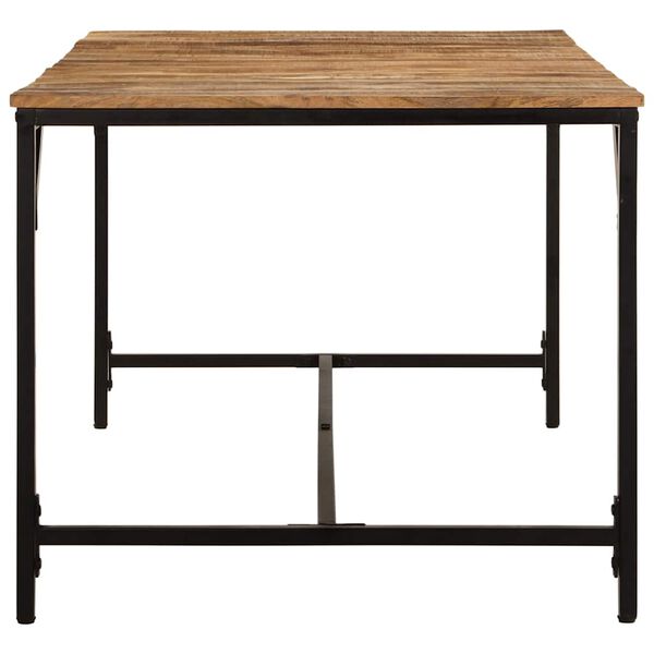 vidaXL Table à manger 180x90x75 cm bois de manguier massif brut