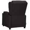 vidaXL Fauteuil électrique de massage Noir Similicuir