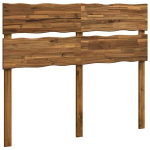 vidaXL T&ecirc;te de lit en bois brut ROSTOCK Naturel 150 cm