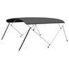vidaXL Auvent bimini &agrave; 4 arceaux Anthracite 243x(230-244)x137 cm
