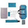 vidaXL Tente de camping tunnel 5 personnes bleu imperm&eacute;able