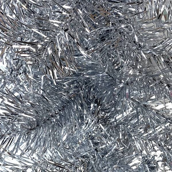 vidaXL Guirlande de No&euml;l avec lumi&egrave;res LED 10 m Argent&eacute;