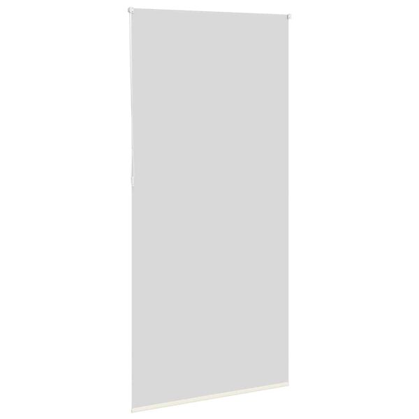 vidaXL Store enrouleur occultant blanc cass&eacute; 95x230cm largeur du tissu