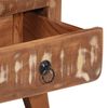 vidaXL Table de chevet 2 pcs 40x32x46 cm bois massif de r&eacute;cup&eacute;ration
