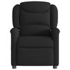 vidaXL Fauteuil inclinable Noir Tissu