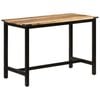 vidaXL Table &agrave; d&icirc;ner 110x60x76 cm Bois de manguier massif