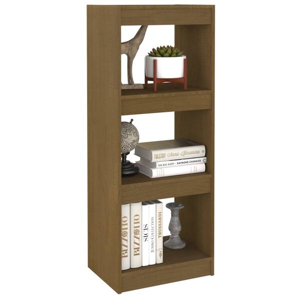 vidaXL Biblioth&egrave;que/S&eacute;parateur de pi&egrave;ce Marron miel 40x30x103,5 cm Pin