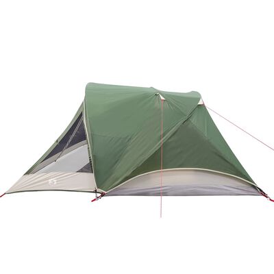 vidaXL Tente de camping de cabine 4 personnes vert imperméable