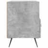 vidaXL Tables de chevet 2pcs gris b&eacute;ton 40x35x47,5cm bois d&rsquo;ing&eacute;nierie