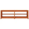 vidaXL Banc à chaussures avec étagère Marron cire 160 x 36.5 x 50 cm