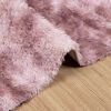 vidaXL Tapis Shaggy à poils longs NAVARRA rose poudré 80x150 cm