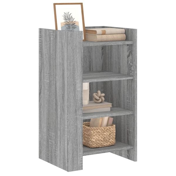vidaXL Buffet sonoma gris 45x35x75 cm Bois d'ing&eacute;nierie