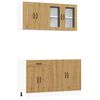 vidaXL Ensemble d'armoires de cuisine 4 pcs Kalmar bois d'ing&eacute;nierie