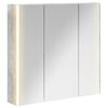 vidaXL Armoire Miroir de Salle de Bain Gris b&eacute;ton 73.5 x 15.5 x 70 cm