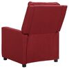 vidaXL Fauteuil Rouge bordeaux Tissu