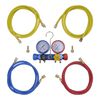 vidaXL Set manifold 4 voies avec mallette