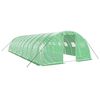 vidaXL Serre avec cadre en acier vert 40 m&sup2; 10x4x2 m