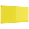 vidaXL Protection de cuisine Jaune 120 x 60 x 0,6 cm verre trempé