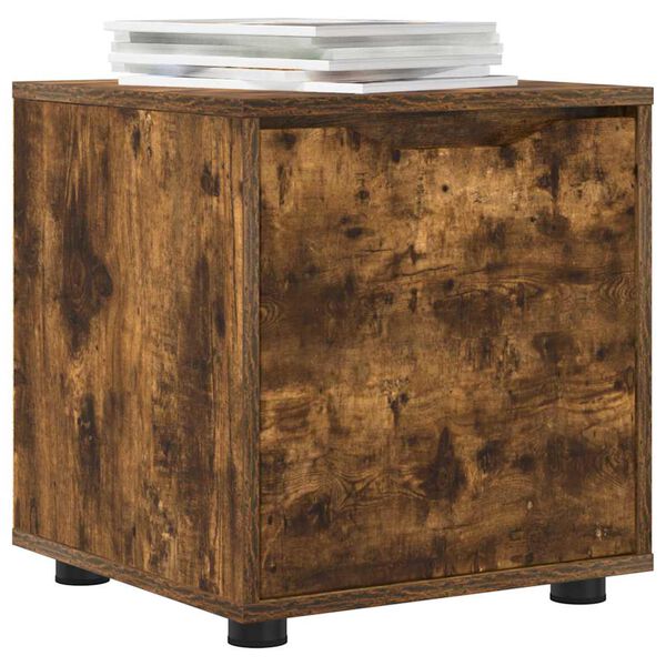 vidaXL Cabinet de salle de bain Ch&ecirc;ne fum&eacute; 40,5 x 40 x 44 cm