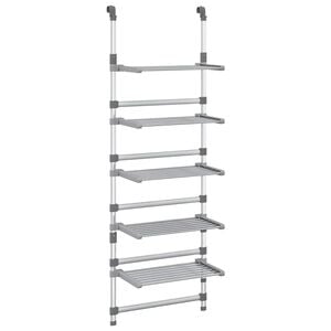 vidaXL S&eacute;choir &agrave; linge suspendu &agrave; 5 niveaux Aluminium