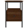 vidaXL Tables de chevet 2 pcs chêne marron 34x36x50 cm bois ingénierie