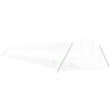 vidaXL Serre avec cadre en acier blanc 72 m&sup2; 24x3x2 m