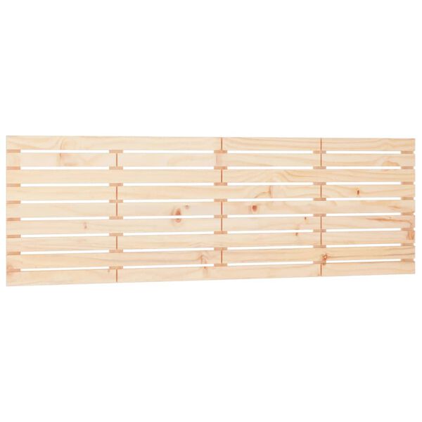 vidaXL T&ecirc;te de lit murale 206x3x63 cm Bois massif de pin