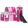 vidaXL Cadre de lit superpos&eacute; pour enfants Blanc et rose 80 x 200 cm