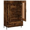 vidaXL Buffet haut ch&ecirc;ne fum&eacute; 69,5x31x115 cm bois d'ing&eacute;nierie