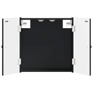 vidaXL Cabinet pour cible BREDA Noir 52,5 x 10,5 x 53,5 cm