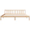 vidaXL Cadre de lit extra long sans matelas 180x220 cm bois massif pin