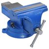 vidaXL &Eacute;tau d'&eacute;tabli bleu 150 mm fonte