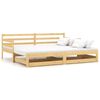 vidaXL Lit coulissant sans matelas 2x(90x200) cm Bois de pin massif