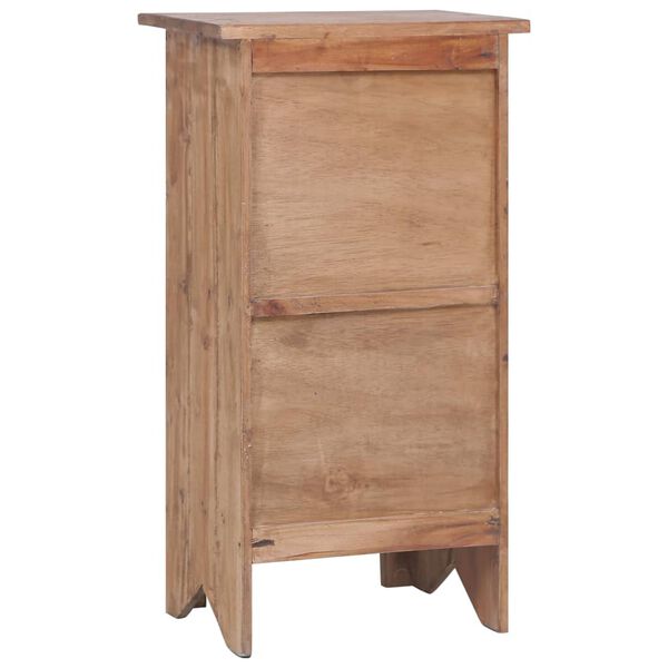 vidaXL Table de chevet 43x31x80 cm bois de r&eacute;cup&eacute;ration m&eacute;lang&eacute;