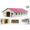 Kids Globe &Eacute;curie de chevaux avec 9 box &agrave; cheveux 1:232 Rose 610188