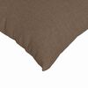 vidaXL Coussins de canapé 2 pcs Marron 60 x 40 cm tissu