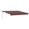 vidaXL Auvent r&eacute;tractable automatique avec LED marron 300x250 cm