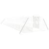 vidaXL Serre avec cadre en acier blanc 42 m&sup2; 14x3x2 m