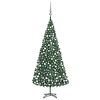 vidaXL Arbre de No&euml;l artificiel pr&eacute;-&eacute;clair&eacute; et boules 500 cm vert