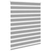 vidaXL Store v&eacute;nitien Zebra 140,9 x 175 cm, largeur du tissu 136,7 cm, gris
