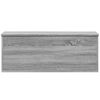 vidaXL Bo&icirc;te de rangement sonoma gris 90x35x35 cm bois d'ing&eacute;nierie