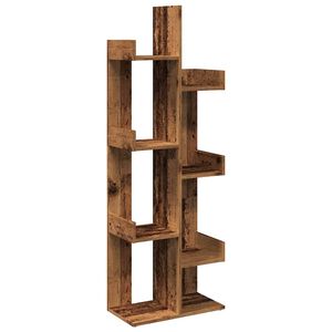 vidaXL Biblioth&egrave;que vieux bois 48x25,5x140 cm bois d'ing&eacute;nierie