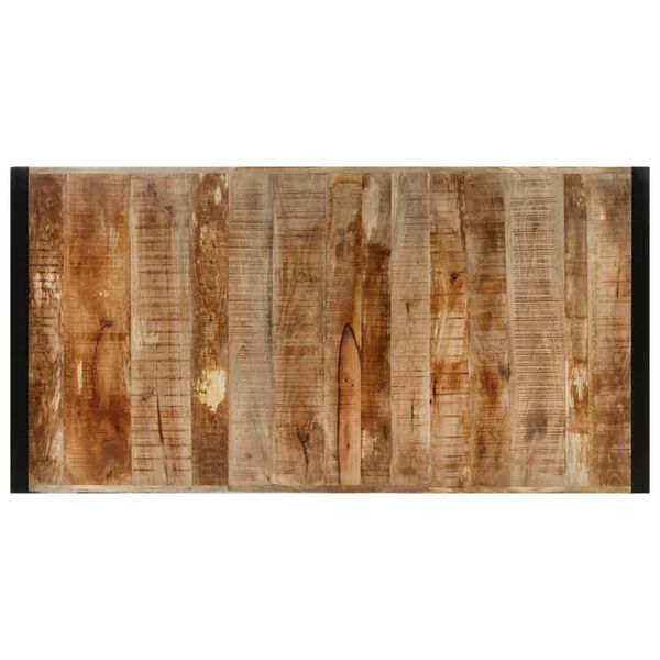 vidaXL Table de bar 175x90x110 cm bois de manguier massif brut