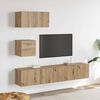 vidaXL Ensemble meuble TV 3 pcs Ch&ecirc;ne artisanal Bois d'ing&eacute;nierie