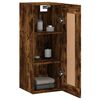 vidaXL Armoire murale ch&ecirc;ne fum&eacute; 34,5x34x90 cm bois d'ing&eacute;nierie
