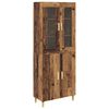 vidaXL Haut Armoire Bois Ancien 69,5 x 34 x 180 cm