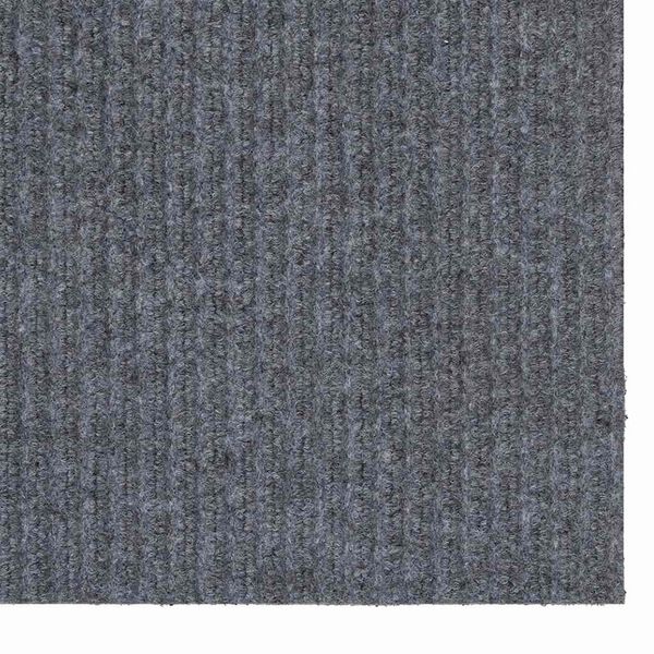 vidaXL Tapis Couloir Gris clair 80 x 300 cm tissu